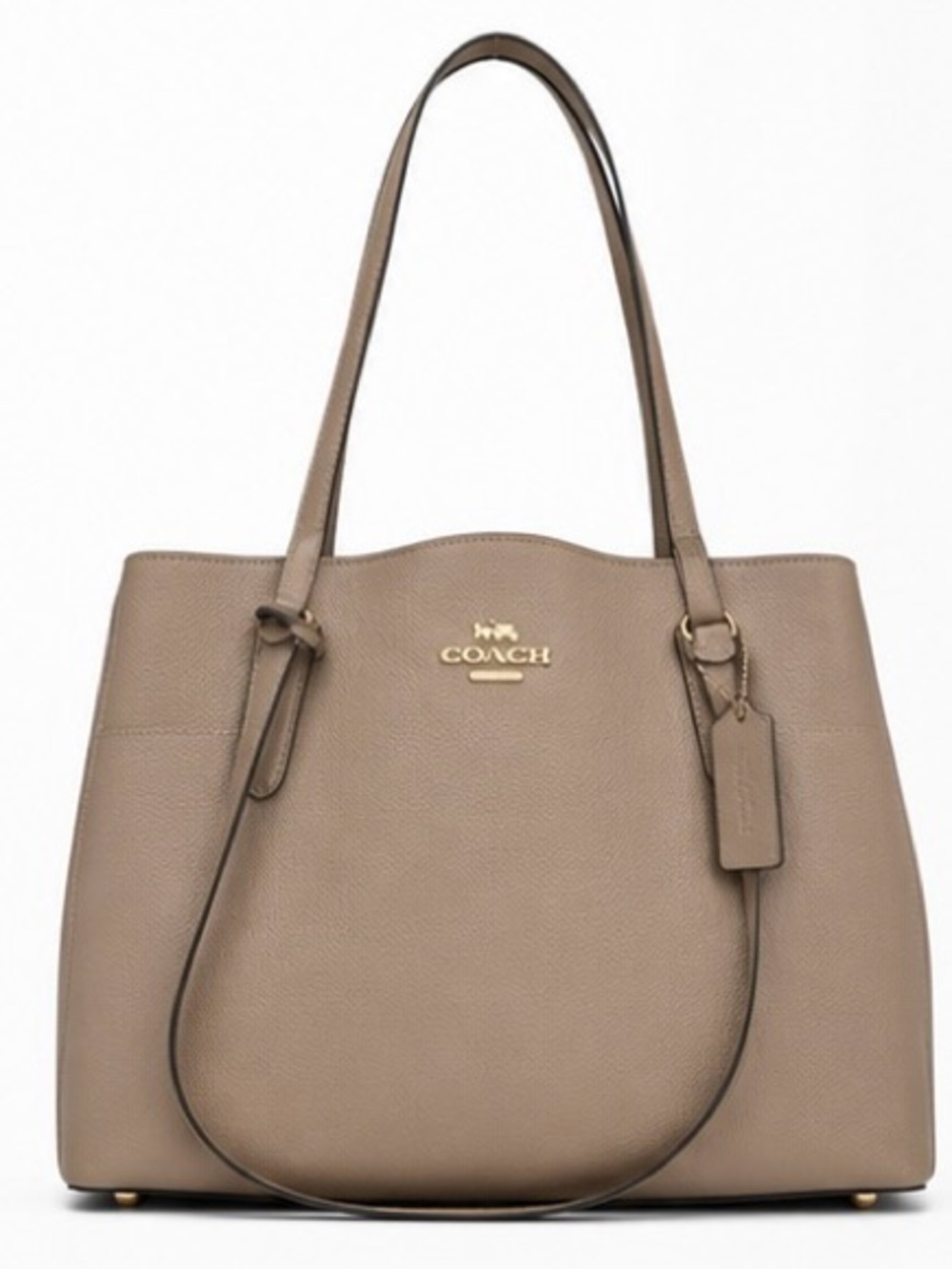 Coach Tatum Shoulder Bag in Taupe